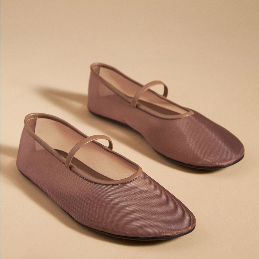 Jeffrey Campbell Swan Lake Mesh Flats